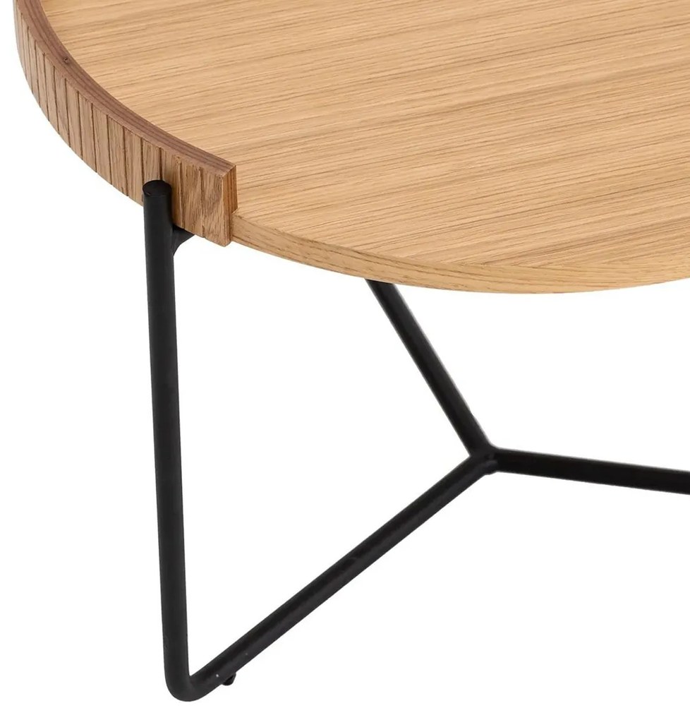 Odkladací stolík Mandy Natural, 2 ks