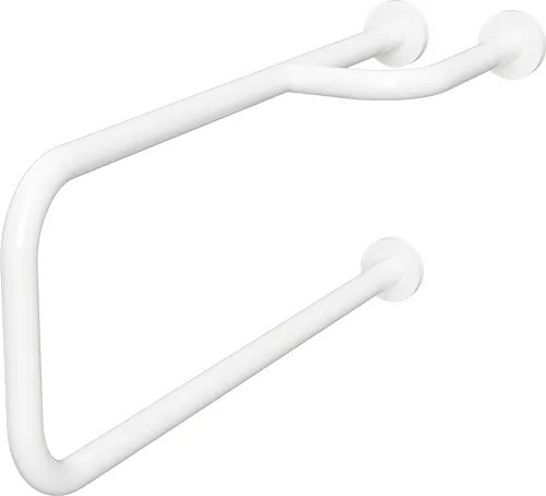 Bemeta Design HELP: Madlo, s dvojitým kotvením, pravé, s krytkou, biela - 301122113