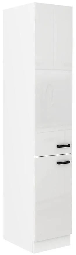 Kuchynská skrinka MIA biely lesk/biely 40dk-210 2f
