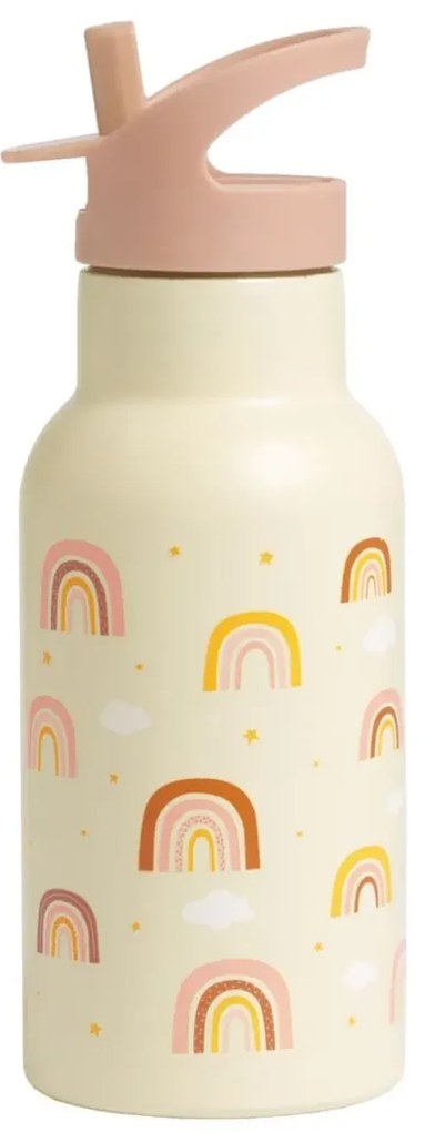 Nerezová fľaša na pitie dúha