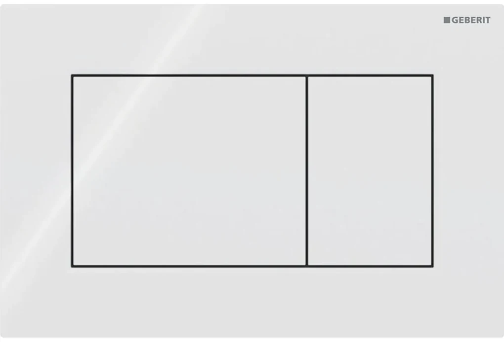 Geberit Sigma01 - Ovládacie tlačidlo SIGMA01, biela, 115.660.11.1