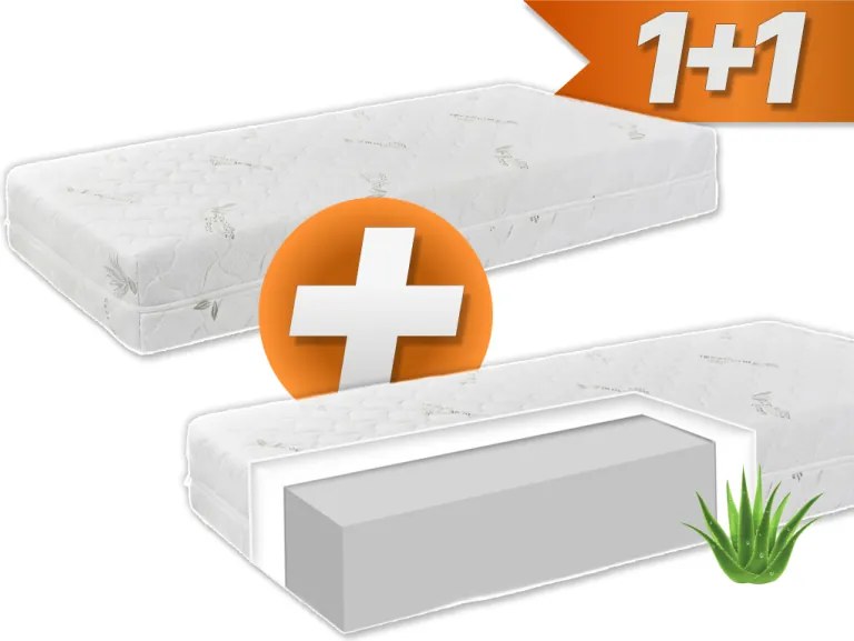 Matrac Comfort Aloe Vera 90x200 cm EMI 1+1 zadarmo