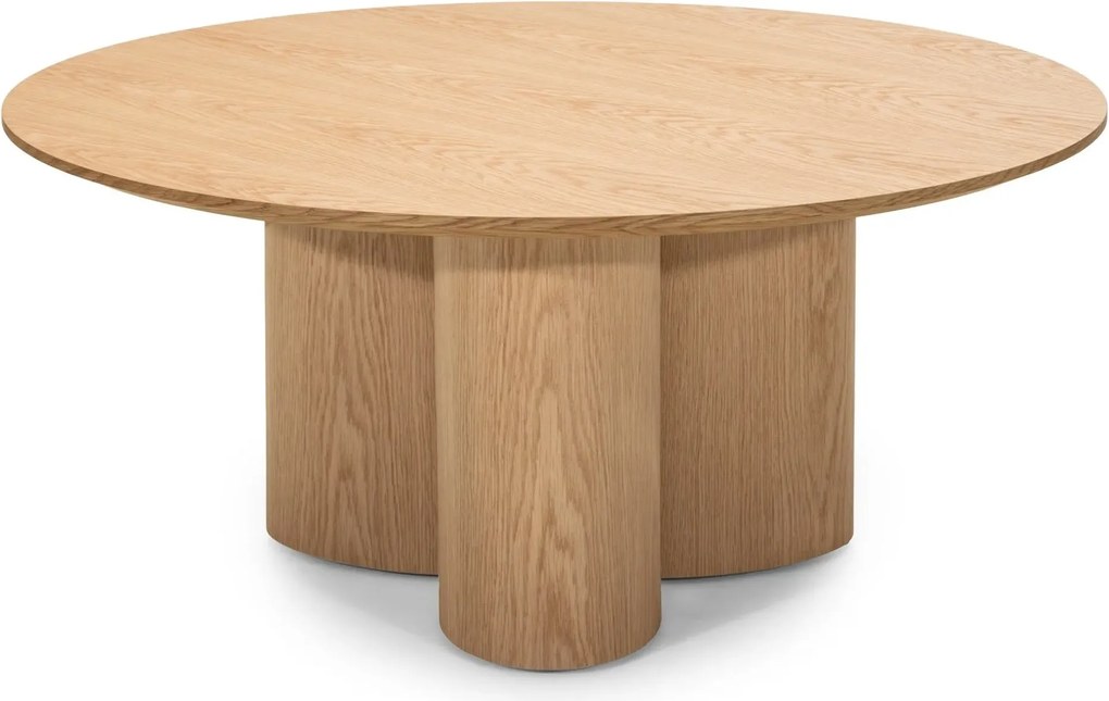Okrúhly konferenčný stolík Torino 100 cm dub prírodný