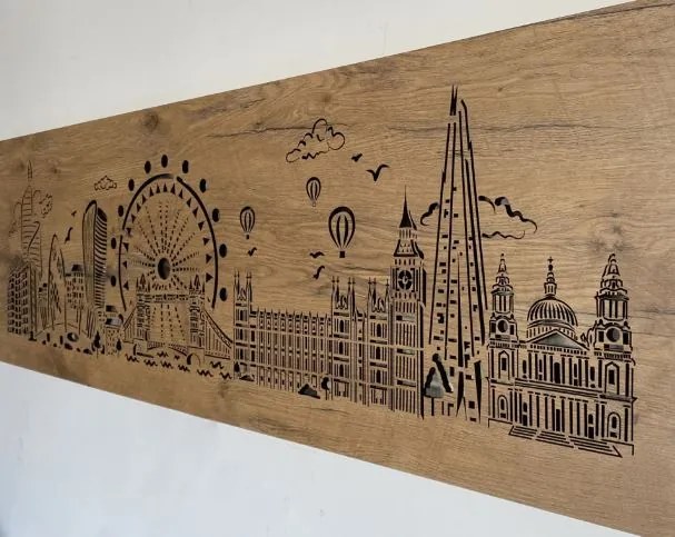 Podsvietený obraz Londyn