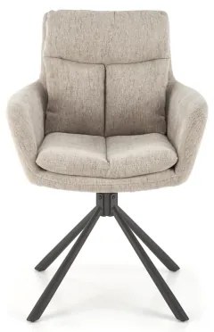 Jedálna stolička HALSA, 1 ks, béžová