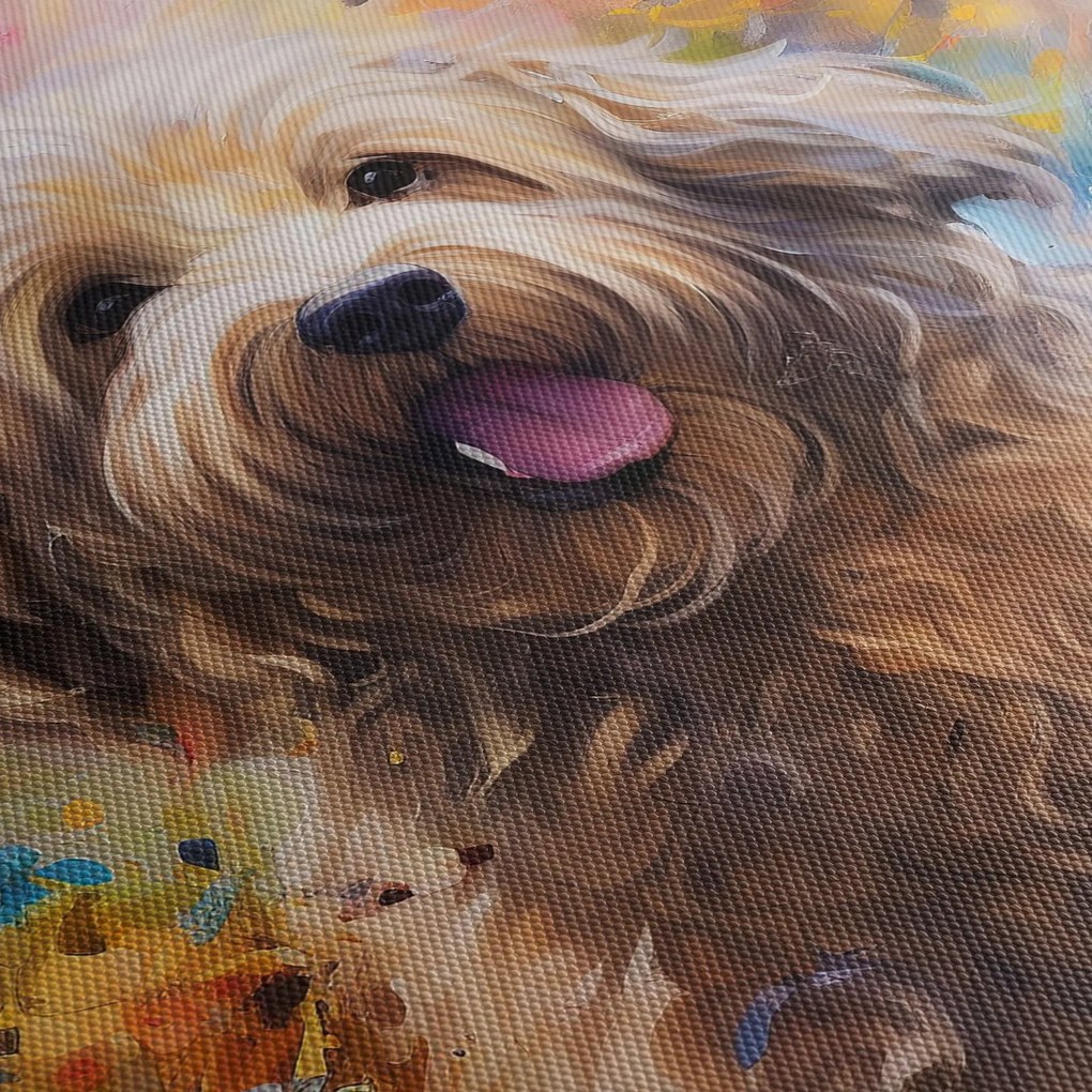 Obraz - Šťastný pes II. (90x60 cm)
