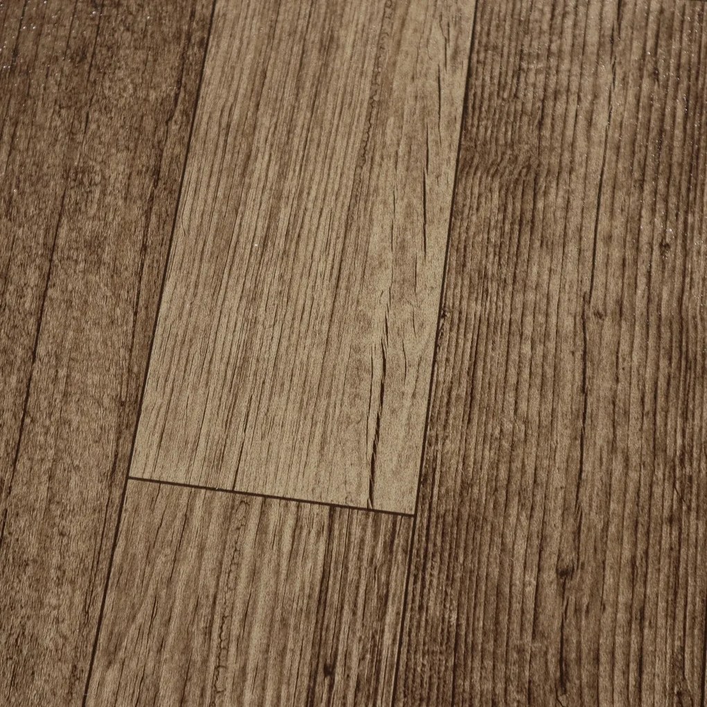 Multi-decor, PVC podlaha - lino AladinTex Štart 0201 dub tmavý, na mieru, šíře 2m, hnedá, bez podkladu, detská izba