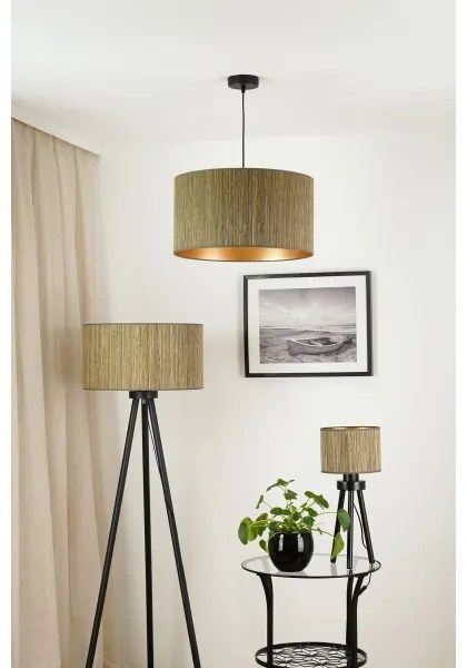 Brilagi - Stolná lampa BOSTON ROLLER 1xE27/15W/230V hnedá/zlatá