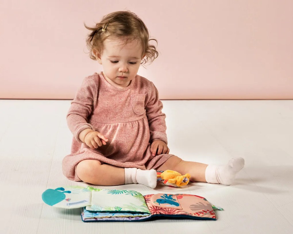 Lilliputiens – Textilná knižka – lev Jack