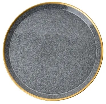 16-dielna jedálenská sada antracit/zlatá/porcelán