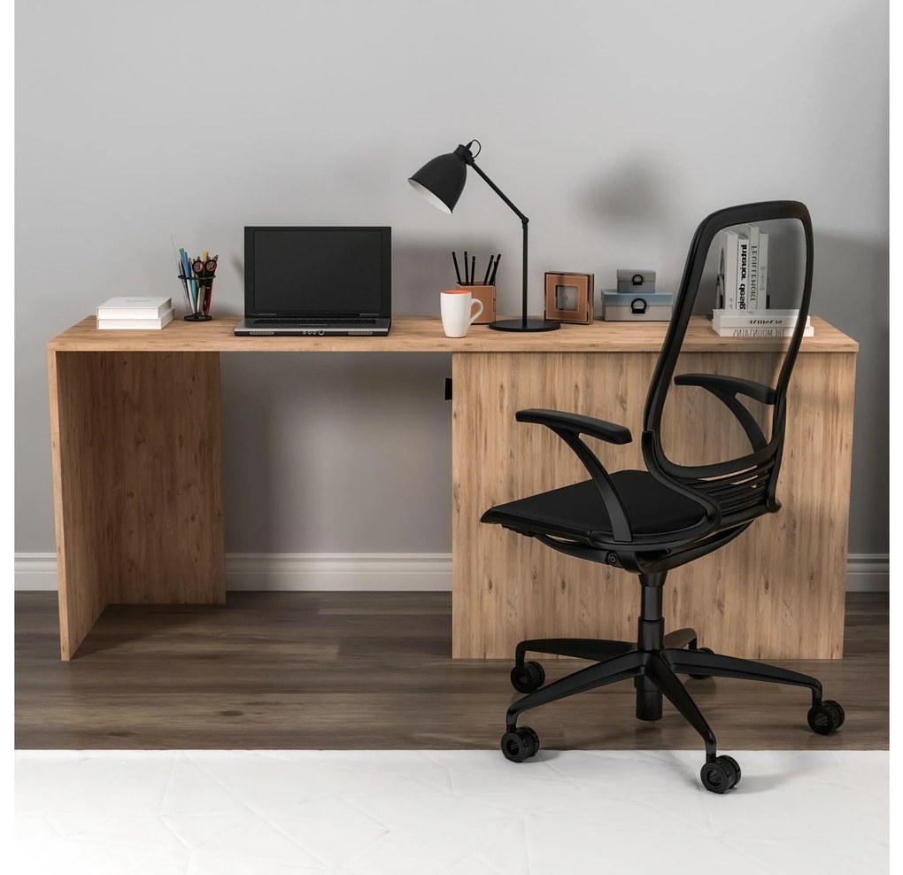 PC stolík Pelavi 1 (borovica atlantická + antracit) . Akcia -20%. Vlastná spoľahlivá doprava až k Vám domov. 1095007