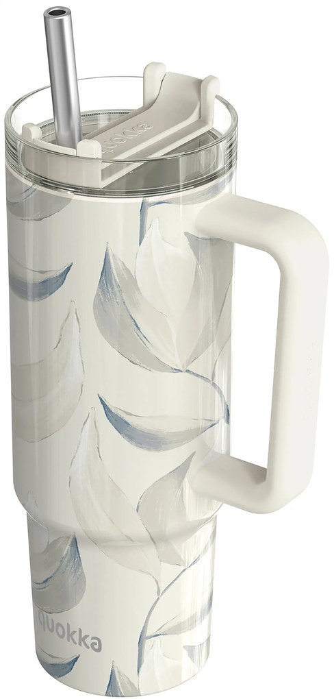 Nerezový termohrnček so slamkou Stream Cotton 950 ml