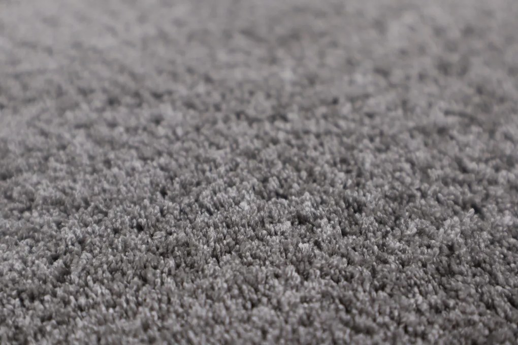 Metrážny koberec Sweet 75 tmavo šedý, na mieru, šíře 4m, šedá, filc, obývacia izba, ITC