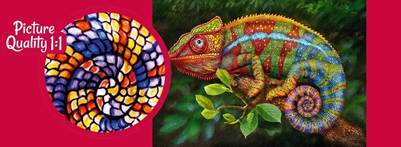 CHERRY PAZZI Puzzle Chameleon 1000 dielikov