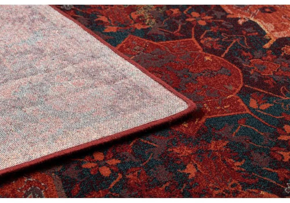 Vlnený kusový koberec Dukato rubínový 235x350cm