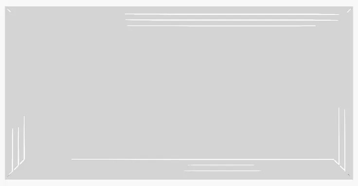 Moen Biela zrkadlo 60 x 120 cm