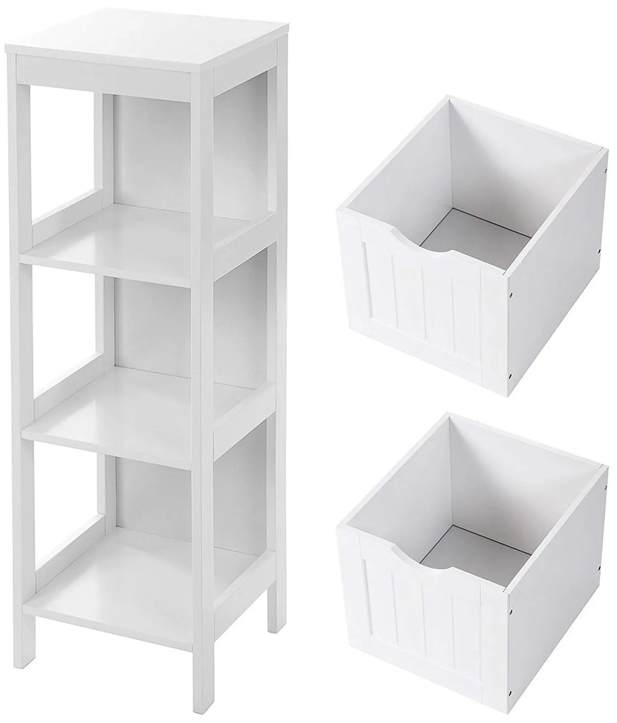 Kúpeľňová skrinka ZOE biela