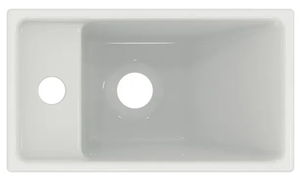 Ideal Standard Tempo - Umývadielko 370x210 mm, otvor vľavo, biela E211301