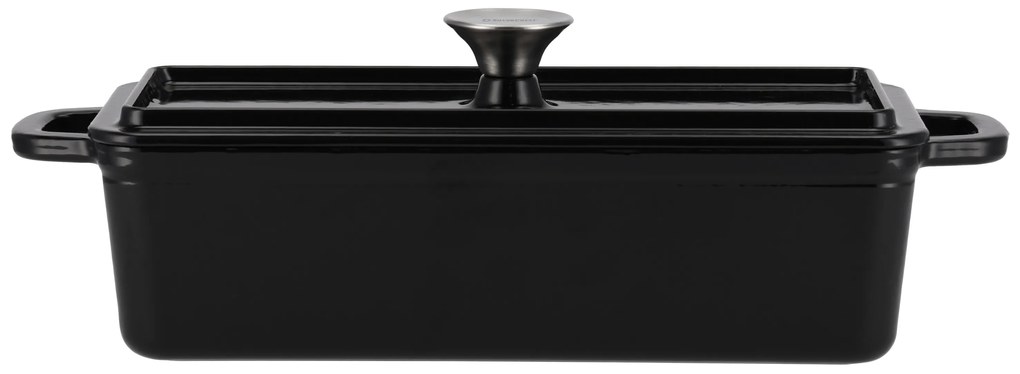 Silvercrest®  Liatinový hrniec/forma na chlieb Premium (obdĺžnikový tvar, čierna)  (100393138)