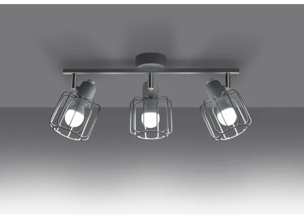 Sollux SL.1113 - Bodové svietidlo BELUCI 3xE14/40W/230V biela