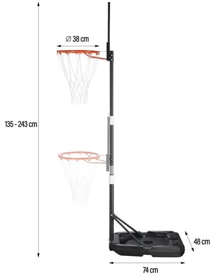 Basketbalový kôš NILS ZDK001