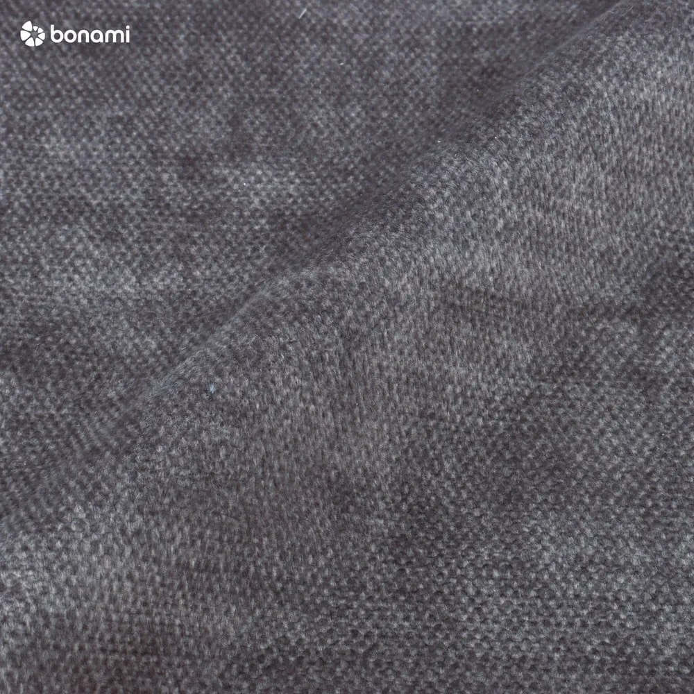 Tmavosivá čalúnená dvojlôžková posteľ s úložným priestorom s roštom 180x200 cm Jade – Bobochic Paris