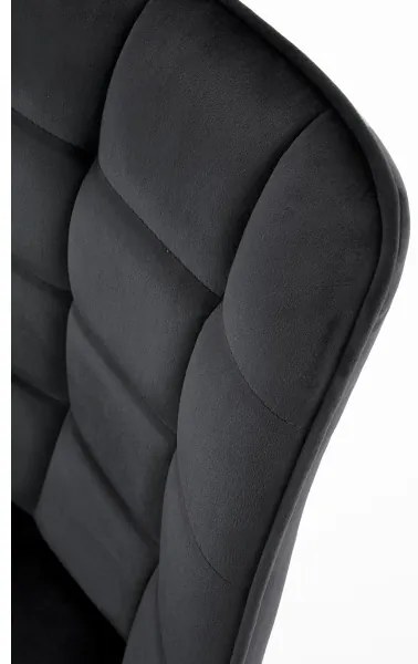 Jedálenská stolička COMORO 1 ks čierna