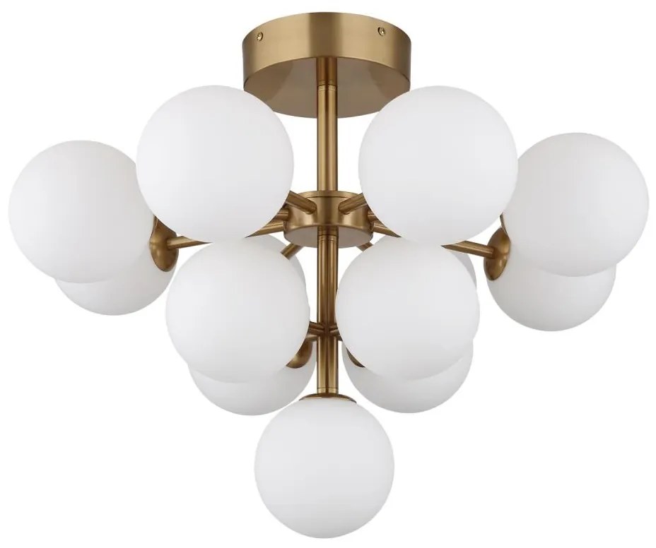 Globo 56143-13GD - Prisadený luster GRAPPY 13xG9/5W/230V pr. 56 cm zlatá