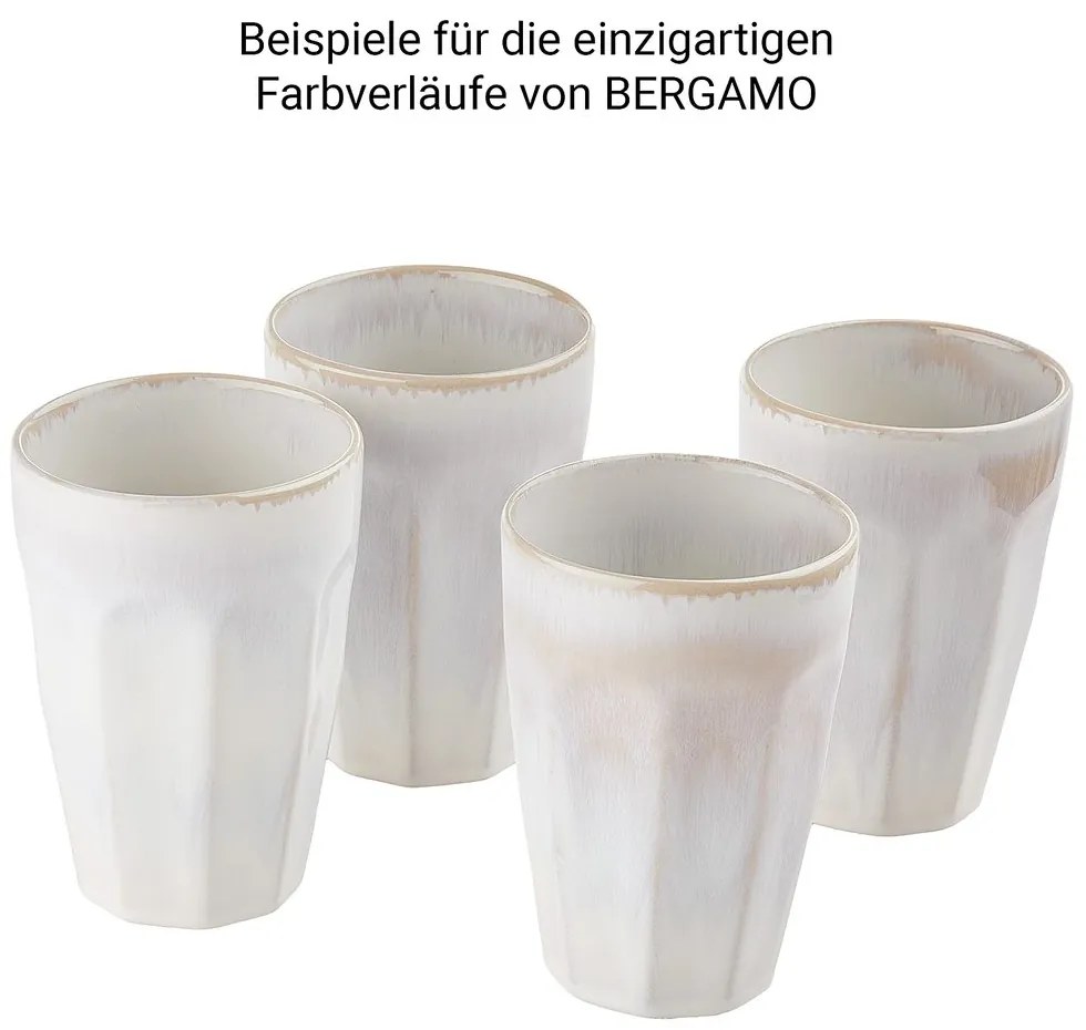 BERGAMO Hrnček Latte macchiato 330 ml - biela