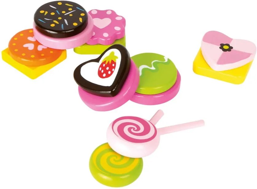Set detských drevených hračiek na výrobu cukríkov Legler Sweets