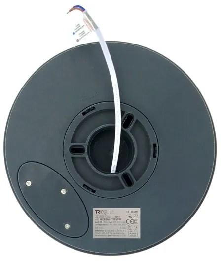 LED stropné svietidlo s pohybovým senzorom LED/20W/230V 3000/4000/6500K IP54 antracit