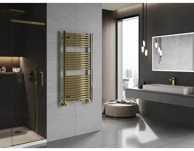 Mexen Ares, vykurovacie teleso 1200x600 mm, 490 W, zlatá lesklá, W102-1200-600-00-50