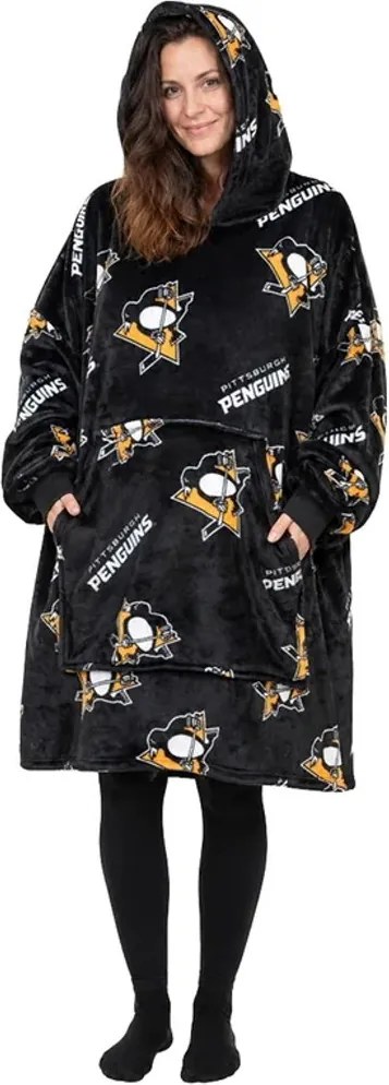 Mikinová televízna deka NHL Pittsburgh Penguins – veľ. M