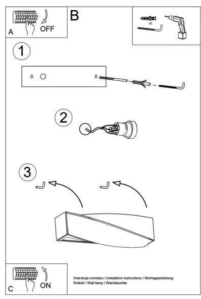 Nástenné svietidlo SIGMA MINI 1xE27/60W/230V biela