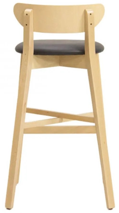 DIMMY L BAR DREVENÁ STOLIČKA S PODSEDÁKOM DIMMY L BAR