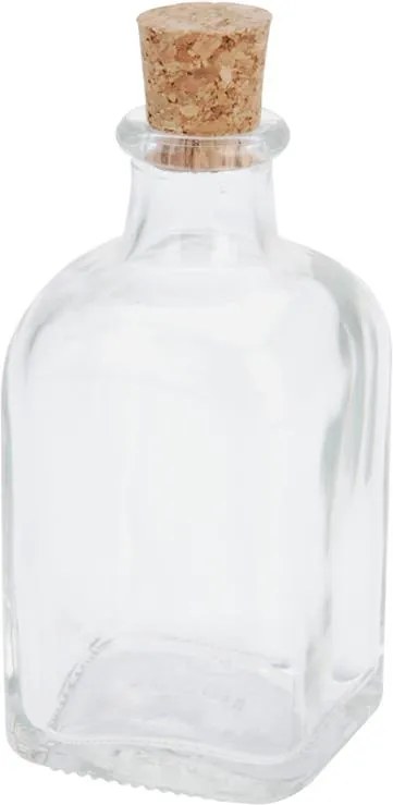 ČistéDrevo Skleněná láhev s korkem 125 ml