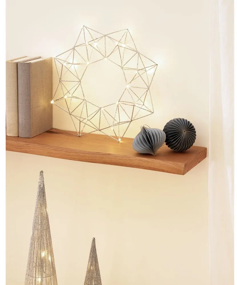 Svetlosivá svetelná dekorácia Mishell – Kave Home