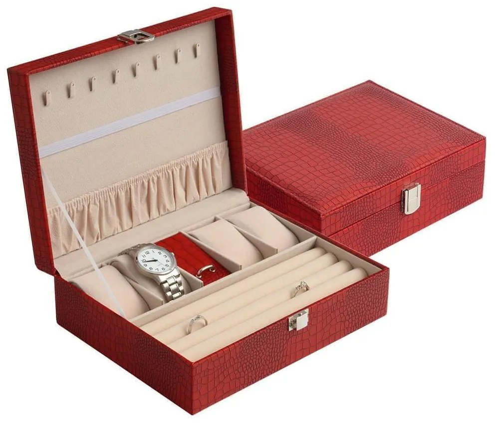 Šperkovnica JK Box SP-685/A7 červená