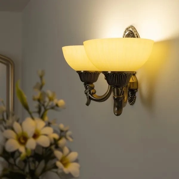 Brilagi - Nástenná lampa CLASSIC 2xE27/60W/230V mosadz