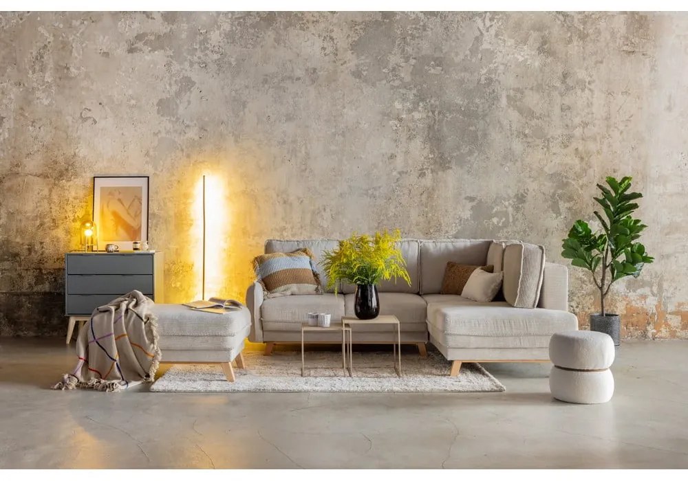 Krémovobiely koberec 140x200 cm Routa – Universal