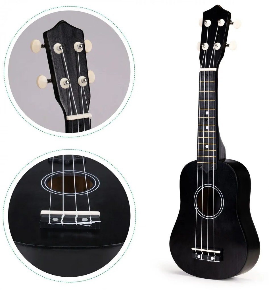 Detské ukulele ZOE čierne