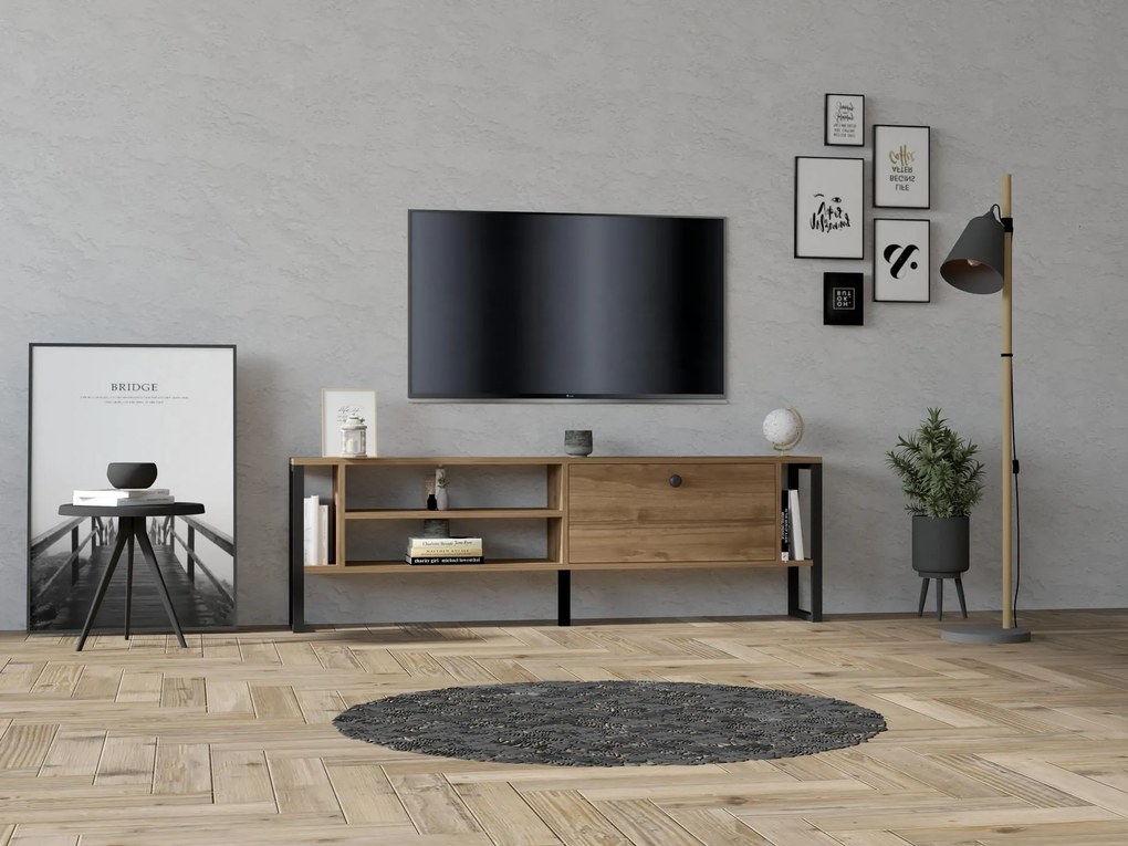 TV stolík/skrinka Vinese (orech) . Akcia -19%. Vlastná spoľahlivá doprava až k Vám domov. 1095144