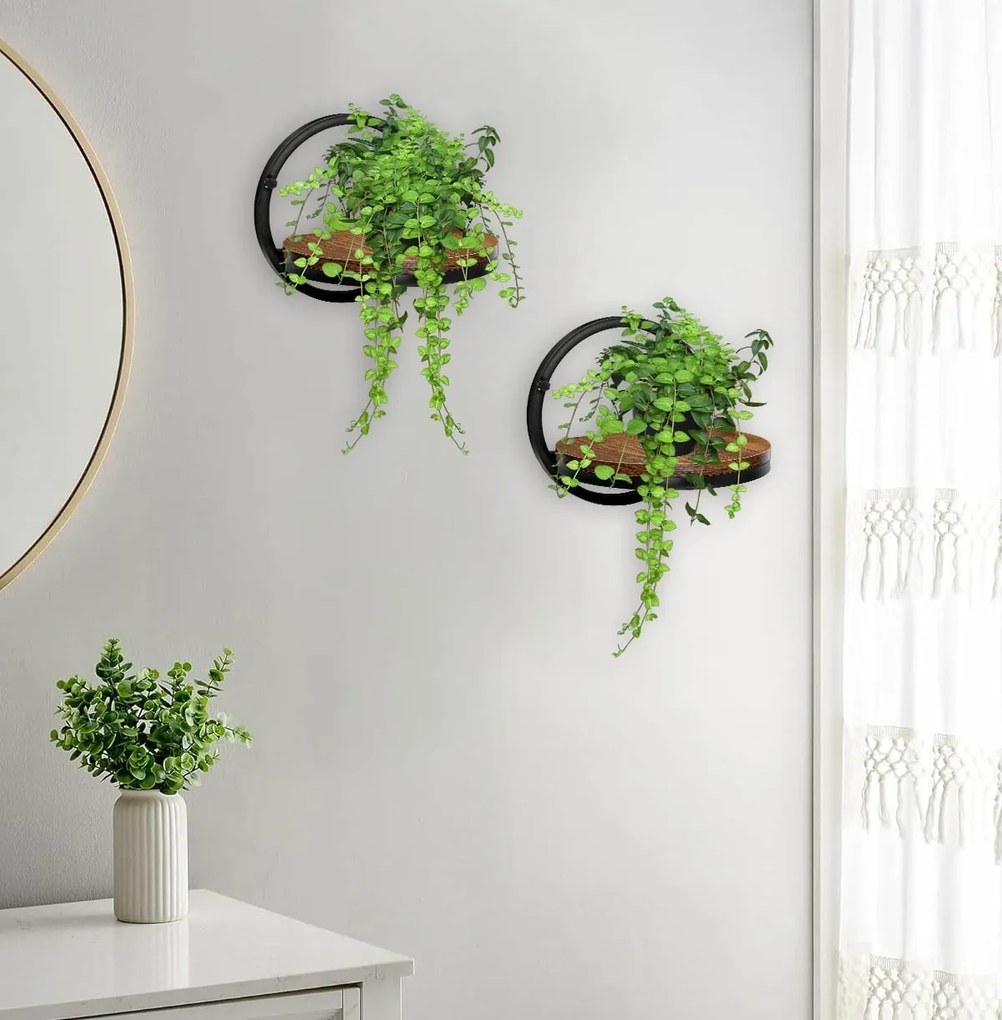 Police na kvety EBRO RUSTIC - starený dub