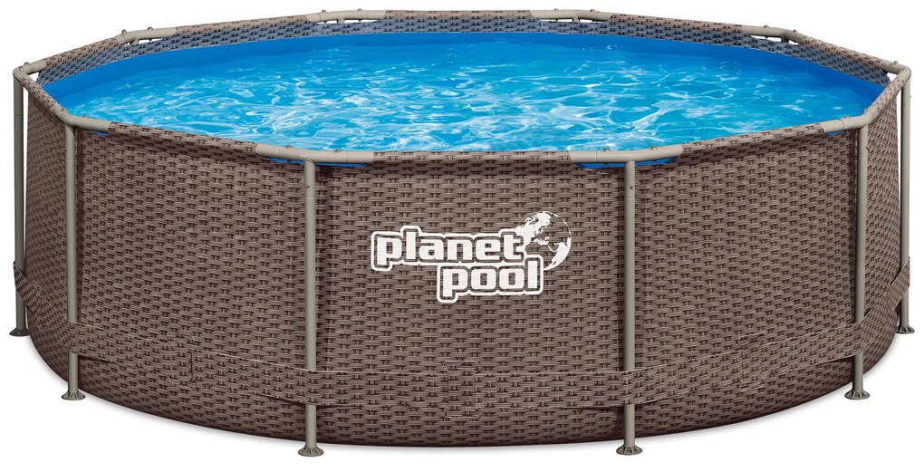 Planet Pool Rámový bazén FRAME ratan 3,66 x 0,99 m 0009