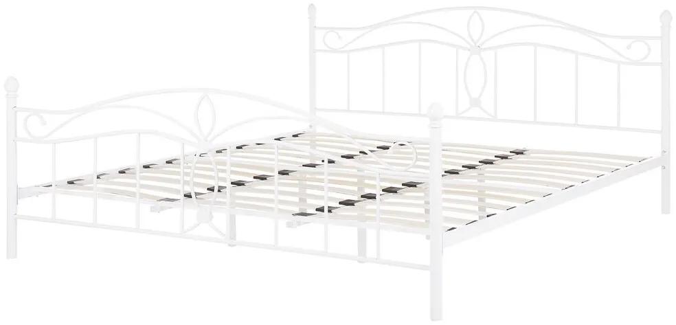 Manželská posteľ 180 cm ANTALIA (s roštom) (biela). Vlastná spoľahlivá doprava až k Vám domov. 1007095
