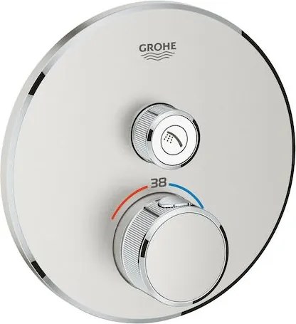Grohe Smart Control termostat s termostatickou baterií supersteel 29118dc0 G29118DC0