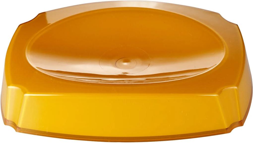 GRUND Miska na mydlo NEON oranžová 14,4x10,4x3 cm