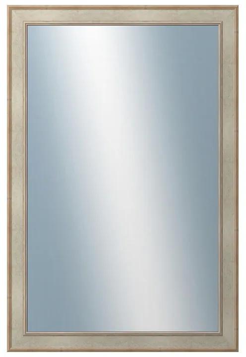 DANTIK - Zrkadlo v rámu, rozmer s rámom 80x160 cm z lišty TOOTH strieborná (2779)
