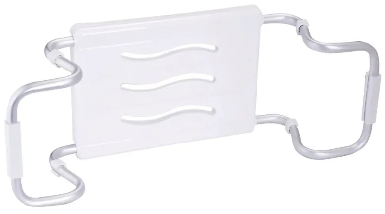 Spirella Nastaviteľné sedátko do vane, biela, 55–65 cm