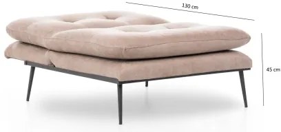 Rozkladacie kreslo SPEAKY hnedé